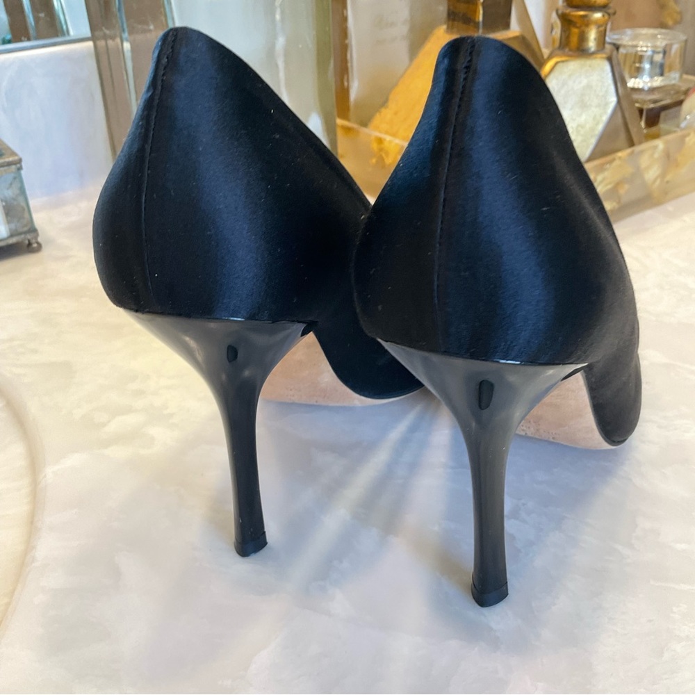 SOLD - Andrea Pfister sequin pumps, black, pointed toe, made in Italy, Sz 39/8.5 - Picture 12 of 13